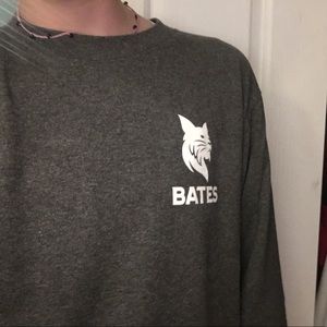 bates college gray long sleeve